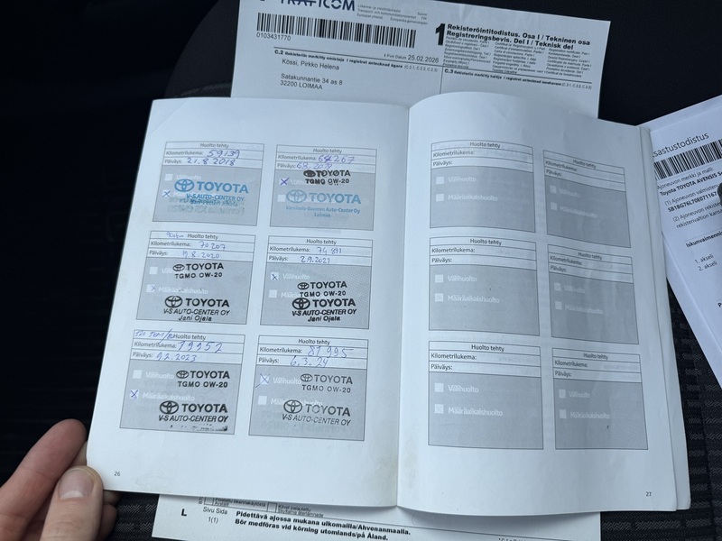 Toyota Avensis vaihtoauto