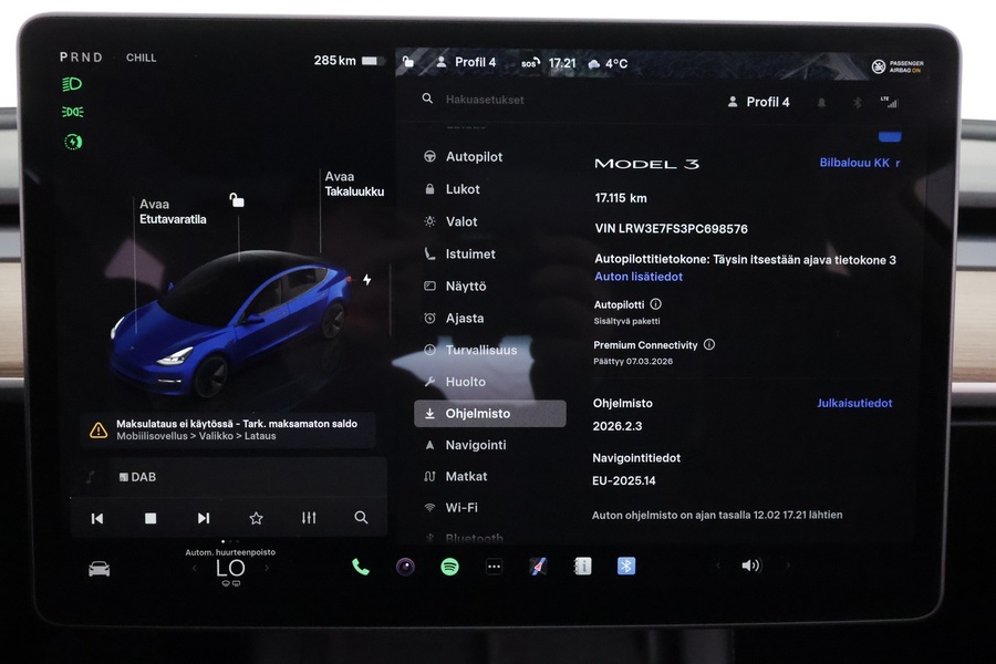 Tesla Model 3 vaihtoauto