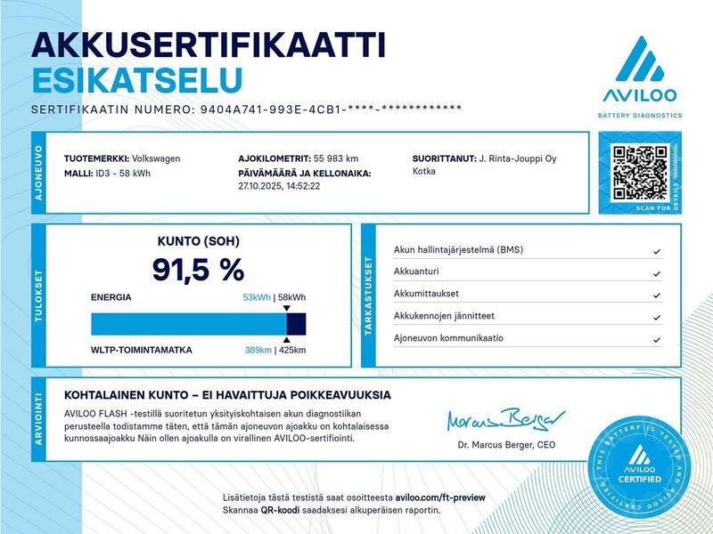 Volkswagen ID.3 vaihtoauto