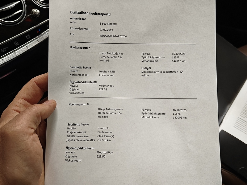 Mercedes-Benz S vaihtoauto