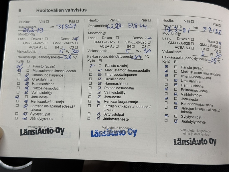 Opel Zafira vaihtoauto