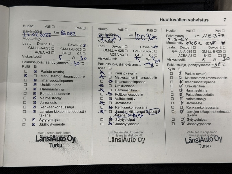 Opel Zafira vaihtoauto