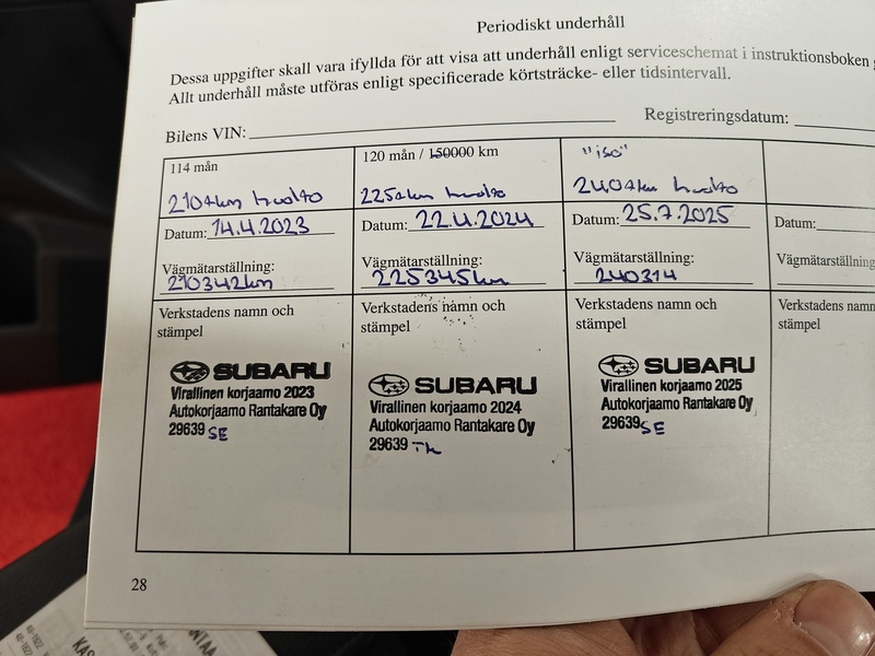 Subaru Legacy vaihtoauto