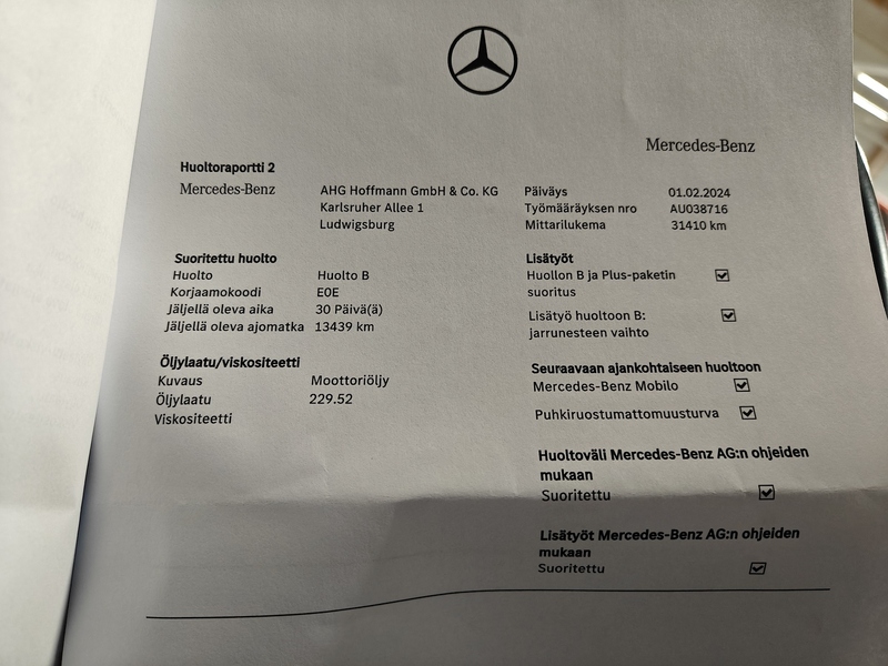 Mercedes-Benz A vaihtoauto