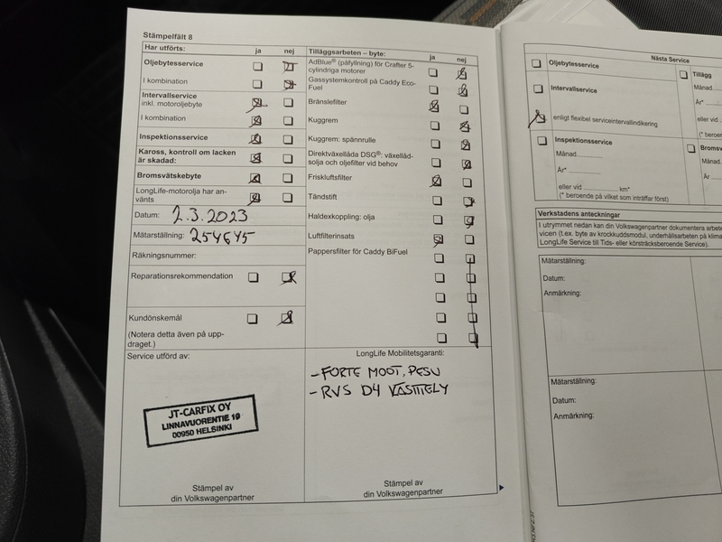 Volkswagen Caddy vaihtoauto