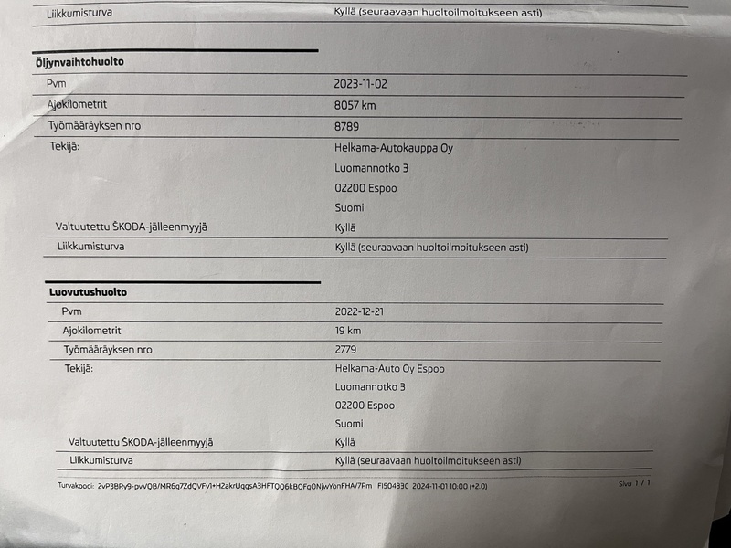 Skoda Octavia vaihtoauto