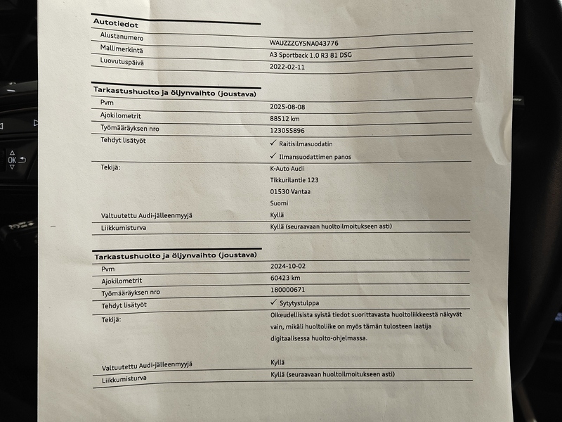 Audi A3 vaihtoauto