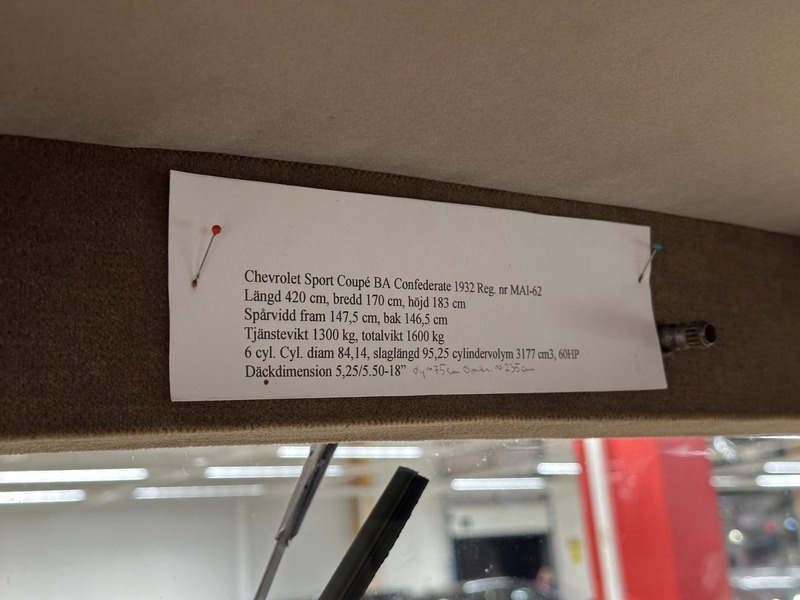 Chevrolet Deluxe vaihtoauto