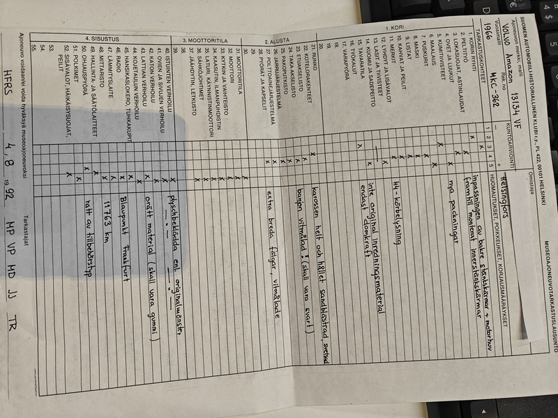 Volvo Amazon vaihtoauto