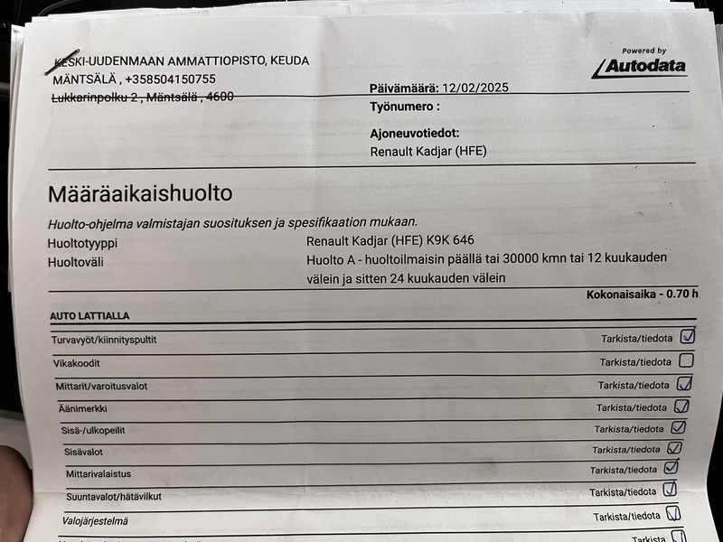 Renault Kadjar vaihtoauto