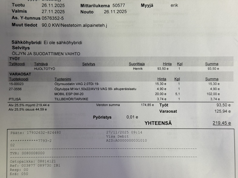 Volkswagen Caddy vaihtoauto