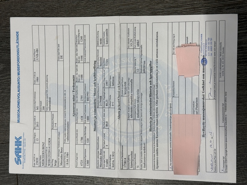 Mercedes-Benz 200 vaihtoauto