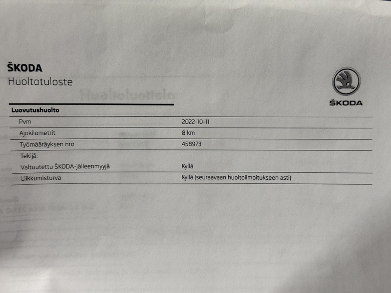 Skoda Scala vaihtoauto