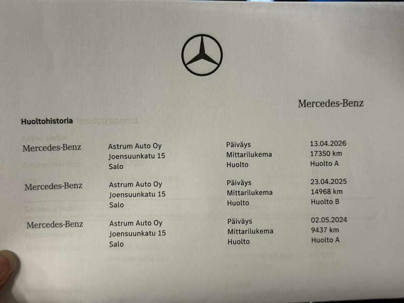 Mercedes-Benz CLA-sarja vaihtoauto