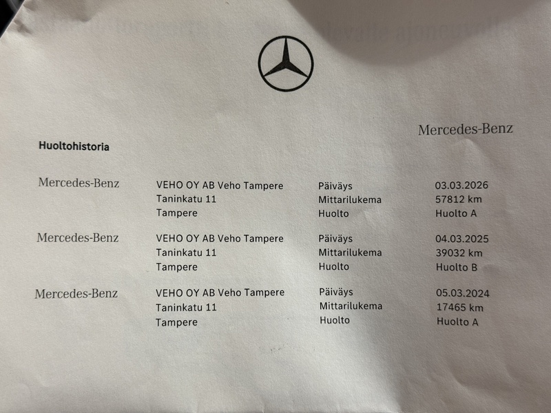 Mercedes-Benz CLA-sarja vaihtoauto