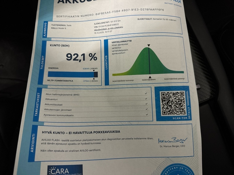 Tesla Model S vaihtoauto