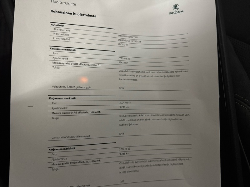 Skoda Enyaq vaihtoauto