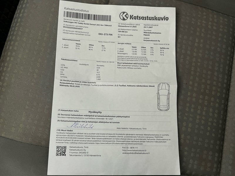 Volkswagen Caddy vaihtoauto