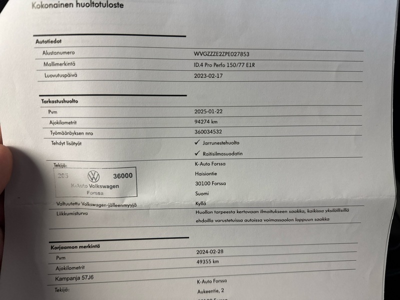 Volkswagen ID.4 vaihtoauto