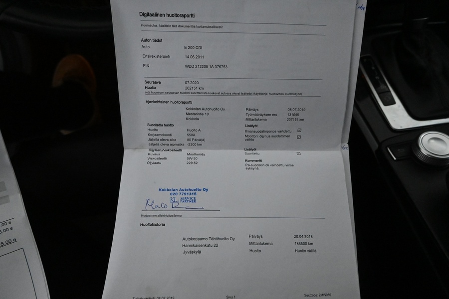 Mercedes-Benz E vaihtoauto