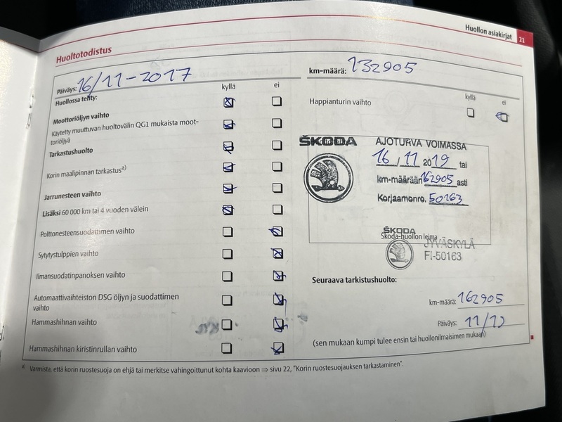 Skoda Octavia vaihtoauto