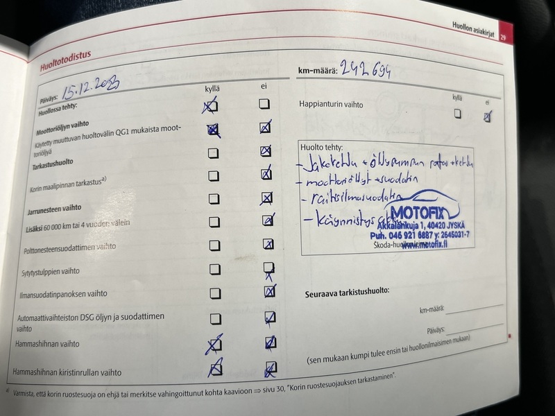 Skoda Octavia vaihtoauto