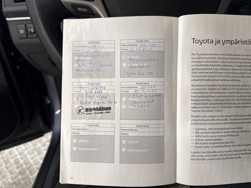 Toyota Avensis vaihtoauto