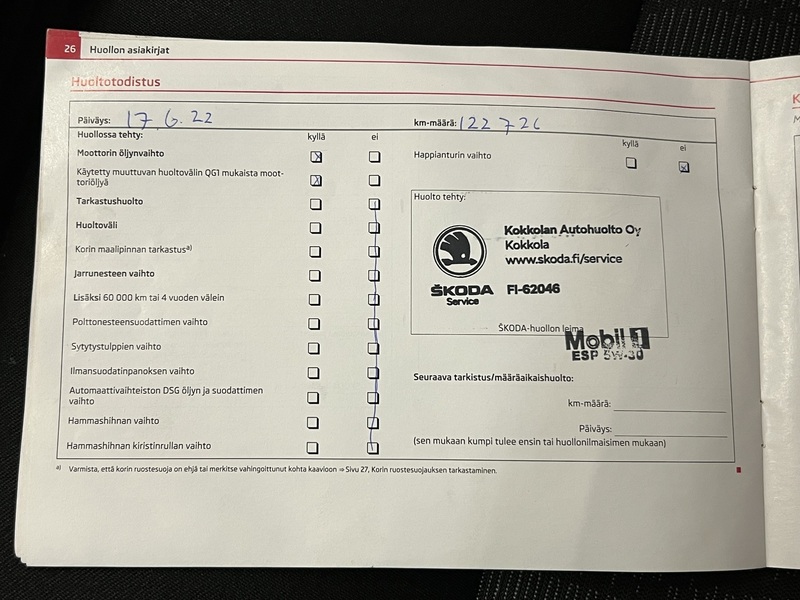 Skoda Octavia vaihtoauto