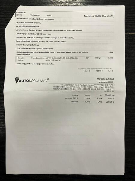 Dacia Sandero vaihtoauto