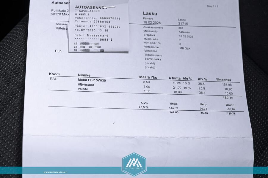 Mercedes-Benz GLK vaihtoauto