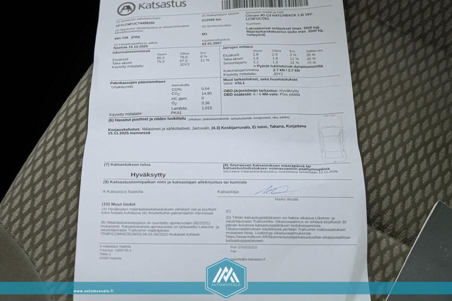 Citroën C4 vaihtoauto