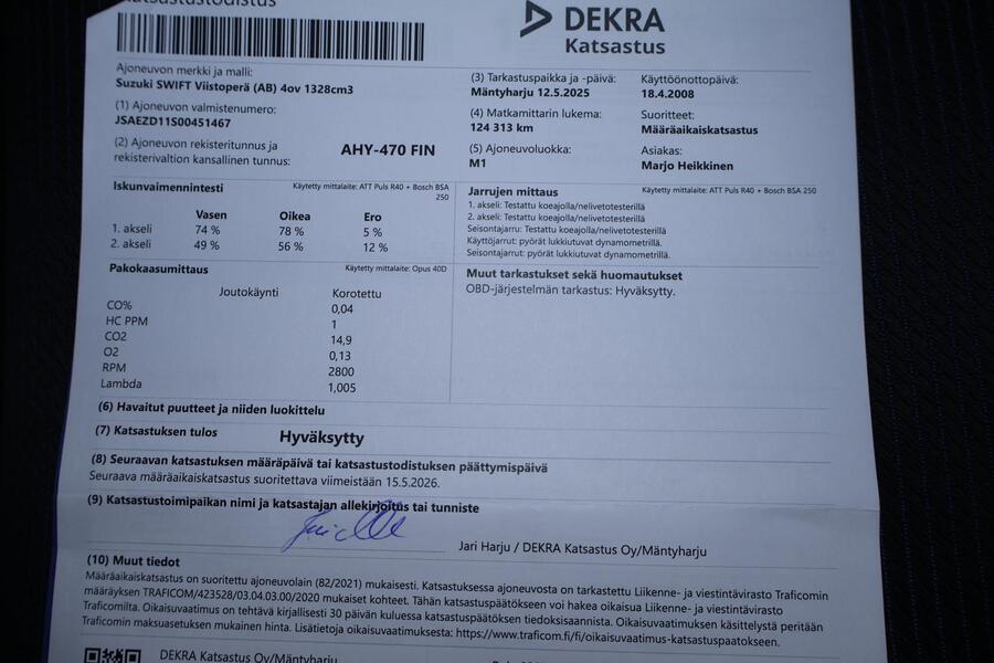 Suzuki Swift vaihtoauto