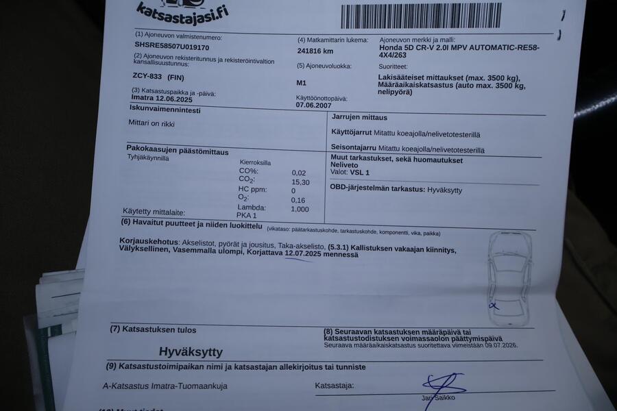 Honda CR-V vaihtoauto