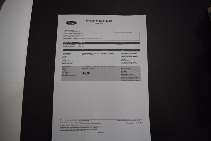 Ford Transit Custom vaihtoauto