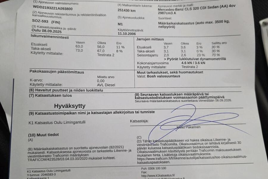 Mercedes-Benz CLS vaihtoauto