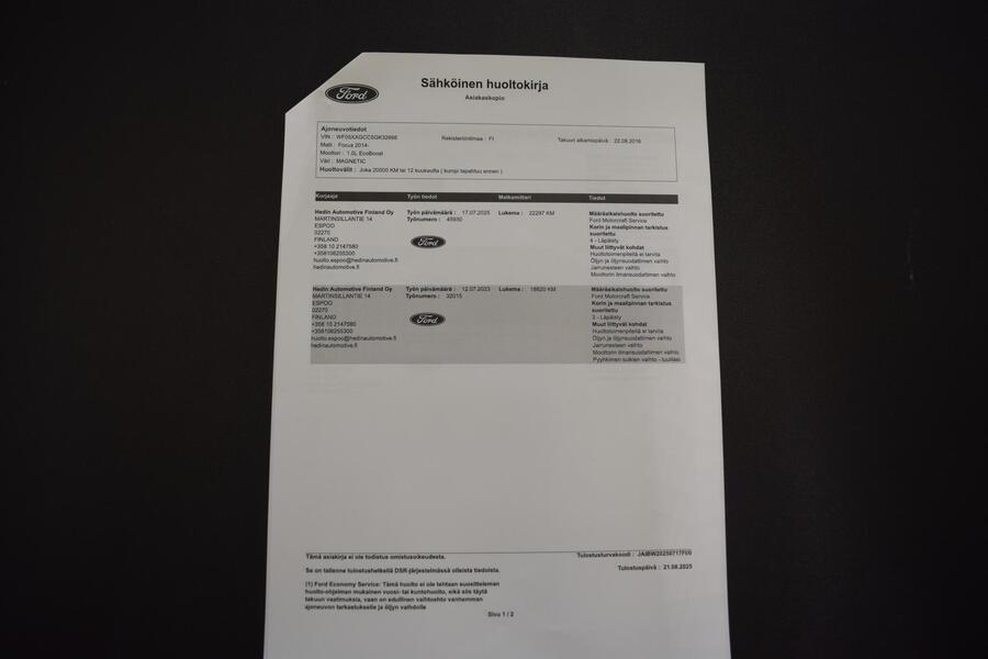 Ford Focus vaihtoauto