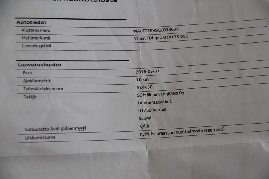 Audi A3 vaihtoauto