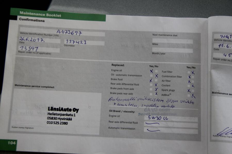 Mercedes-Benz ML vaihtoauto