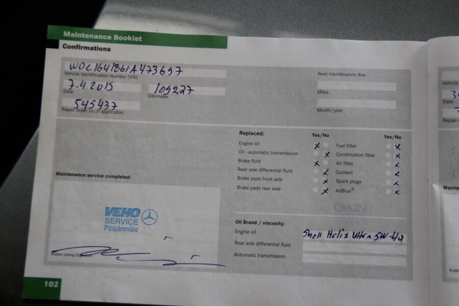 Mercedes-Benz ML vaihtoauto