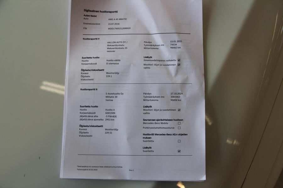 Mercedes-Benz A vaihtoauto