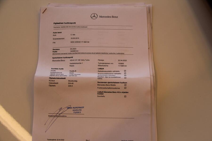 Mercedes-Benz C vaihtoauto