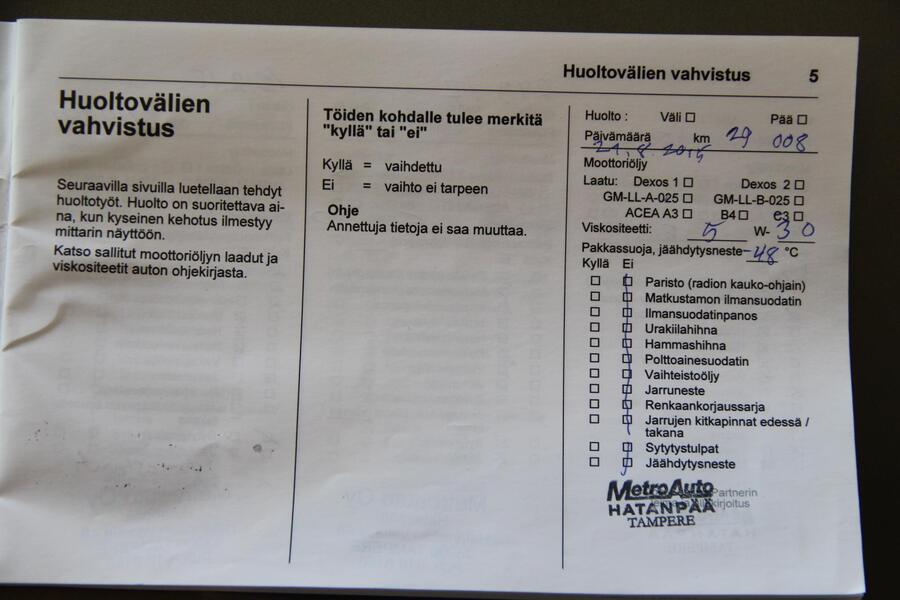 Opel Insignia vaihtoauto
