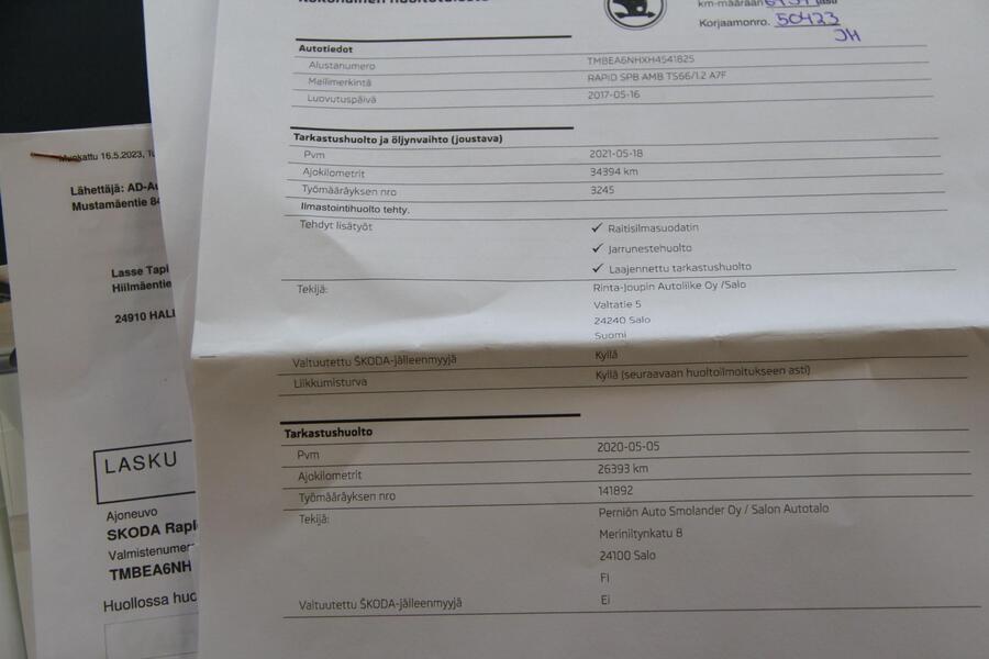 Skoda Rapid vaihtoauto