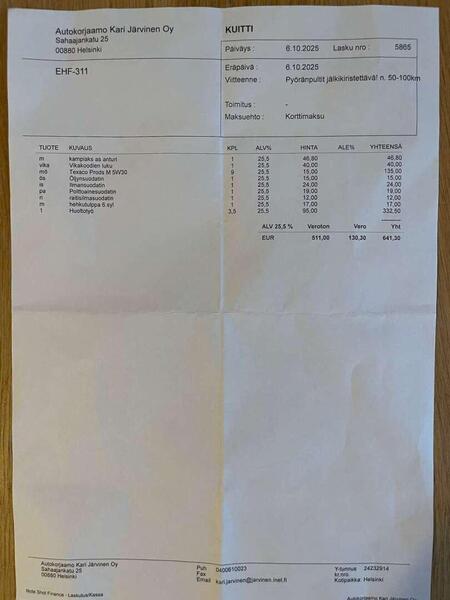 Mercedes-Benz ML vaihtoauto