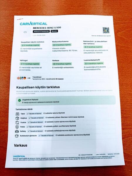 Mercedes-Benz S vaihtoauto