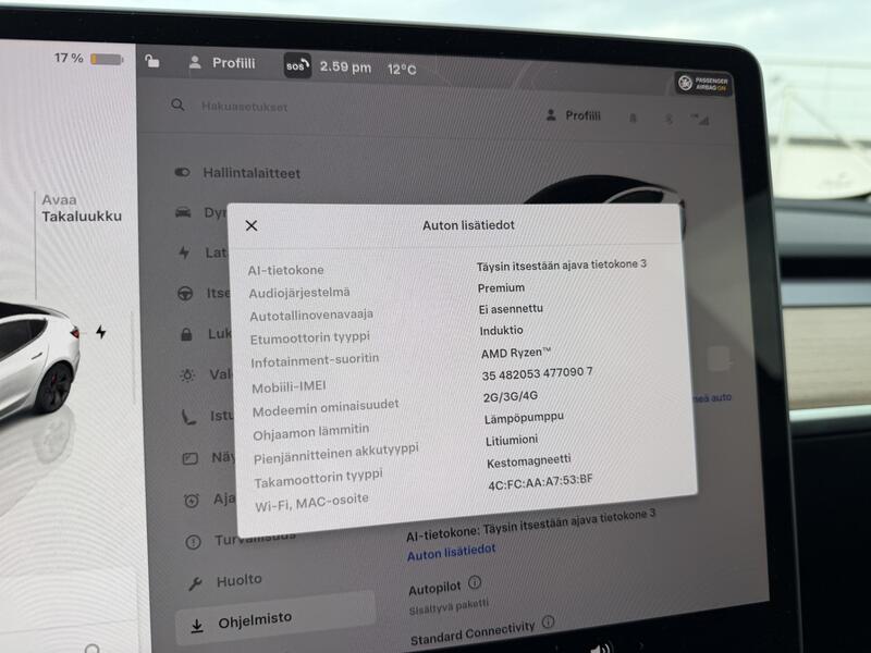Tesla Model 3 vaihtoauto