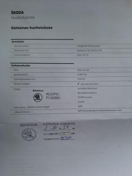 Skoda Enyaq vaihtoauto