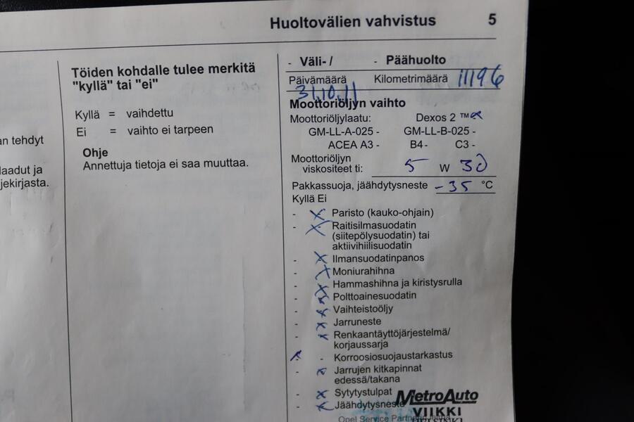 Opel Meriva vaihtoauto