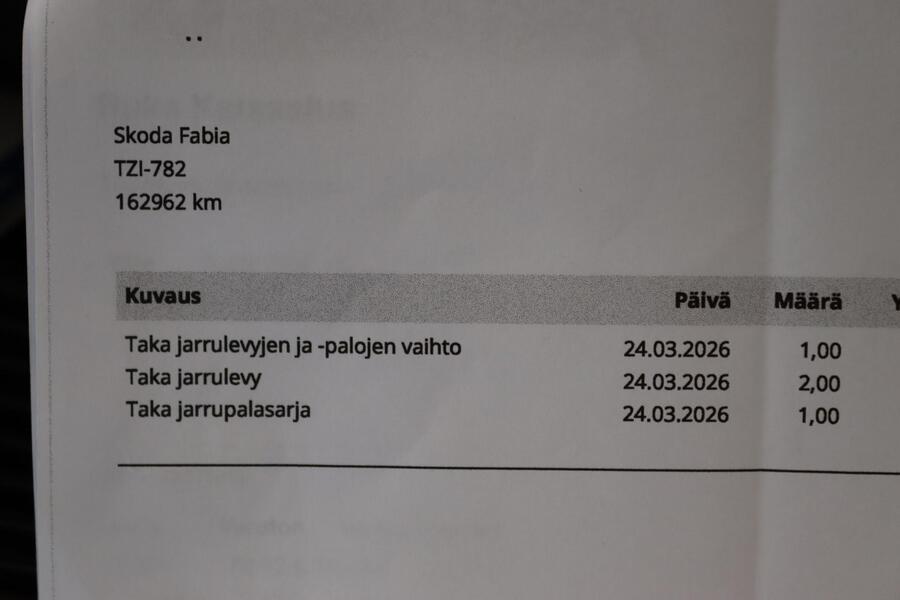 Skoda Fabia vaihtoauto