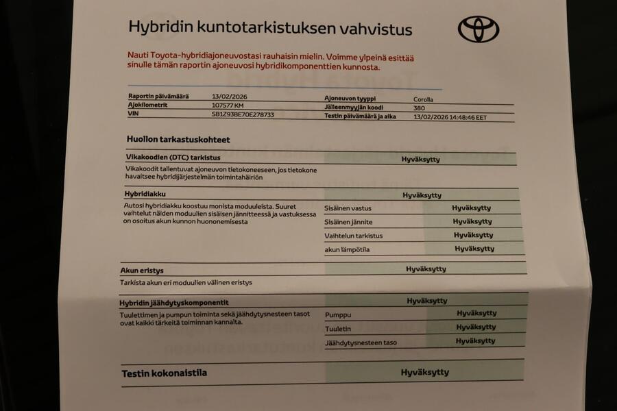 Toyota Corolla vaihtoauto